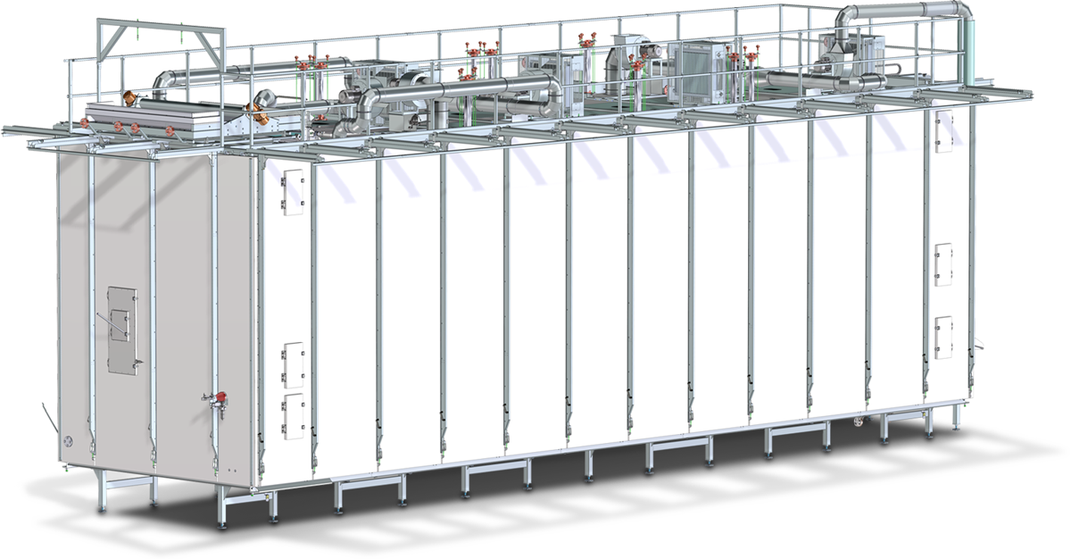 Essiccatoio pasta corta GPL 180